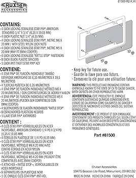 Amazon.com: Cruiser Accessories 81500 Locking Fasteners
